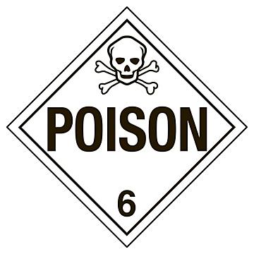 D.O.T. Placard - "Poison", Tagboard