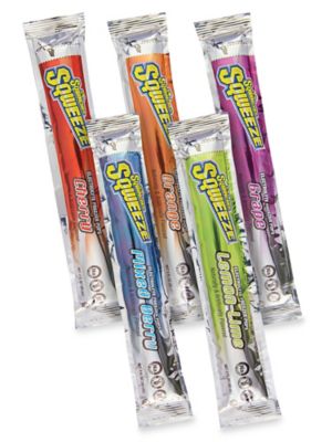 Sqwincher Sqweeze® Freezer Pops Assortment Pack - Regular S-25658 - Uline