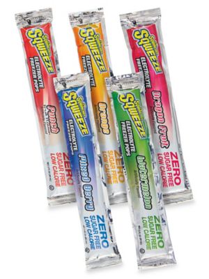 Sqwincher Sqweeze&reg; Freezer Pops Assortment Pack - Zero S-25659