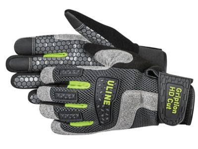 Uline Heavy Duty Gription&reg; Cut Resistant Gloves - Small S-25680-S
