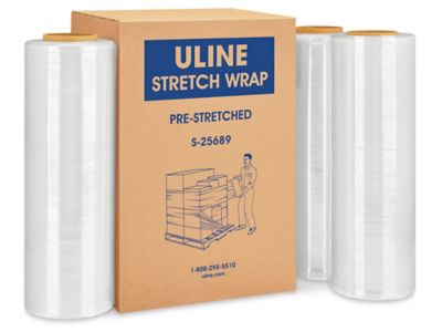 Heavy Duty Pre-Stretched Wrap - 51 gauge, 17.3" x 1,500' S-25689