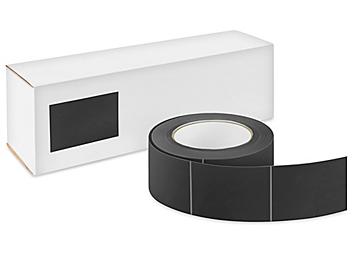 Blank Inventory Rectangle Labels - Black, 2 x 3" S-2568BL