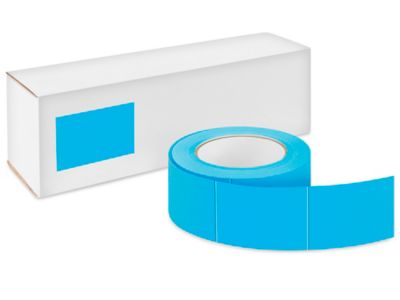 Blank Inventory Rectangle Labels - Light Blue, 2 x 3