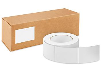Blank Inventory Rectangle Labels - White, 2 x 3" S-2568W