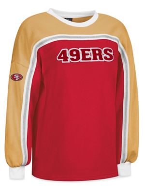 Ladies' NFL Crewneck - San Francisco 49ers, Small S-25692SFF-S