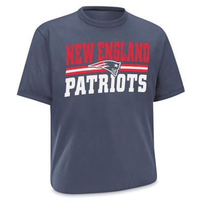 NFL T Shirt New England Patriots Medium S 25697NEP M Uline