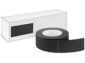Blank Inventory Rectangle Labels - Black, 2 x 4" S-2569BL