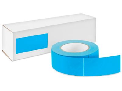 Blank Inventory Rectangle Labels - Light Blue, 2 x 4