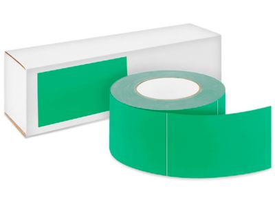 Blank Inventory Rectangle Labels - Kelly Green, 3 x 5
