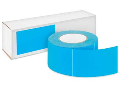 Blank Inventory Rectangle Labels - Light Blue, 3 x 5