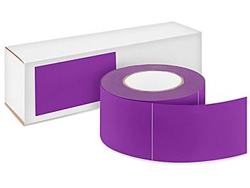 Blank Inventory Rectangle Labels - Purple, 3 x 5" S-2570PUR