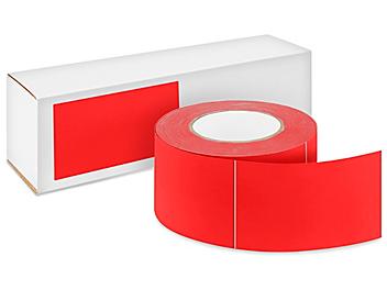 Blank Inventory Rectangle Labels - Red, 3 x 5" S-2570RED
