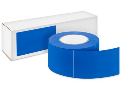 Blank Inventory Rectangle Labels - Royal Blue, 3 x 5