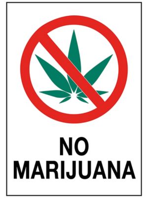  "No Marijuana" Sign