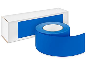 Blank Inventory Rectangle Labels - Royal Blue, 3 x 9" S-2571RY
