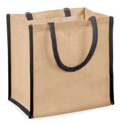 Deluxe Jute Shoppers - 12 x 7 3/4 x 12" S-25723