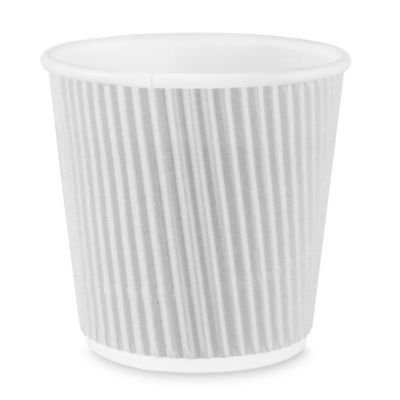 Uline Ripple Cups 4 Oz White S 25729w Uline