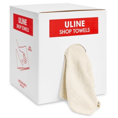 Shop Towels - 50 lb box S-25733 - Uline