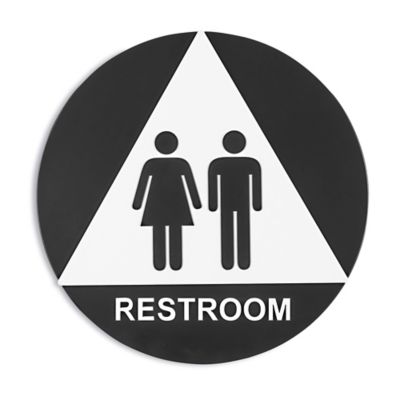 California Title 24 Restroom Sign - Unisex "Restroom"