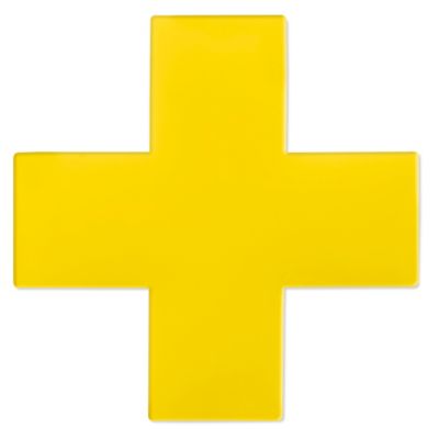  Mighty Line<sup>&reg;</sup> Deluxe Safety Tape Shapes - 6 x 6 x 2", Cross