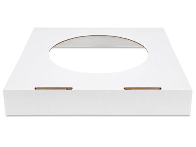  Corrugated Trash Can Lid - 12" Hole