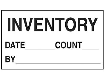 Production Labels - "Inventory", 3 x 5" S-2577