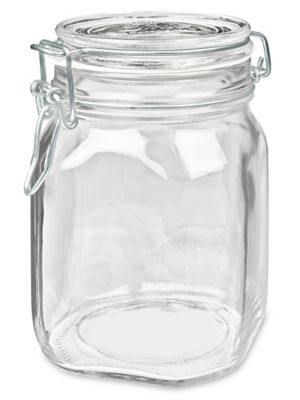 Bale Wire Glass Jars - 32 oz S-25791