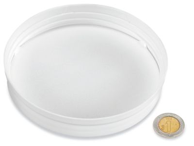 Tapas de Polipropileno Lisas - 120/400, White Deep Skirt S-25801W