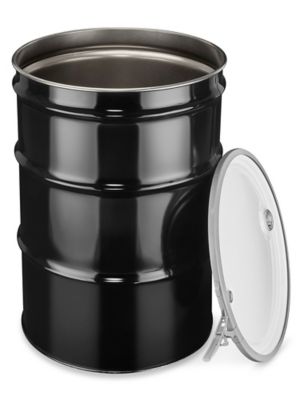 Lever Lock Steel Drum - 55 Gallon, Unlined