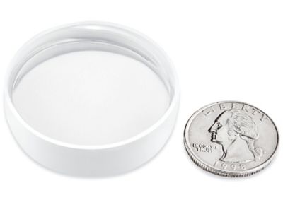 Smooth Polypropylene Caps - 43/400, White S-25871W