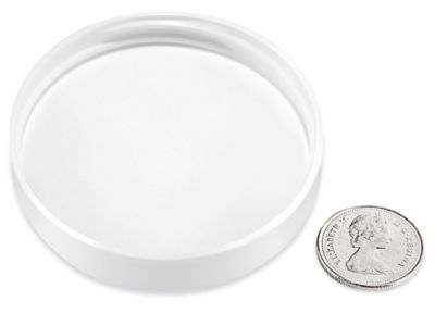 Smooth Polypropylene Caps - 70/400, White S-25875W