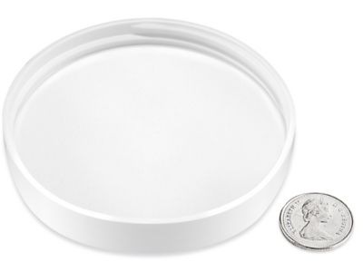 Smooth Polypropylene Caps Bulk Pack- 83/400, White S-25876B-W