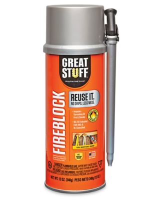 Great Stuff™ Expanding Foam Sealant - Fireblock, 12 oz S-25907 - Uline