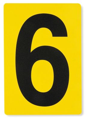 Warehouse Location Signs - "6" S-25999-6