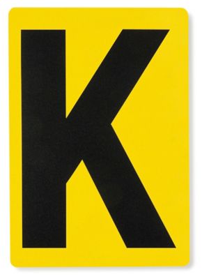 Warehouse Location Signs - "K" S-26000-K