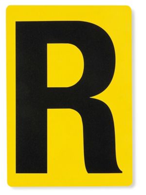 Warehouse Location Signs - "R" S-26000-R