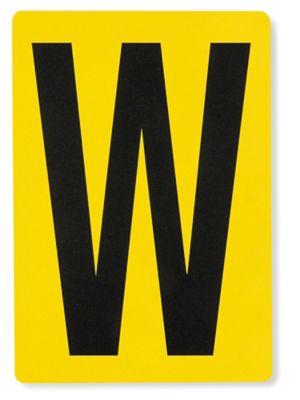 Warehouse Location Signs - "W" S-26000-W