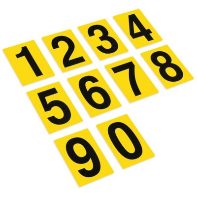 Warehouse Location Signs - Numbers Kit S-26001 - Uline