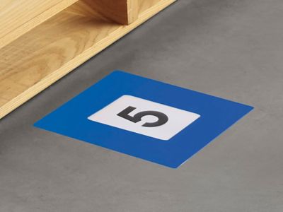 Mighty Line&reg; Deluxe Safety Windows - 3 x 5", Blue S-26003BLU