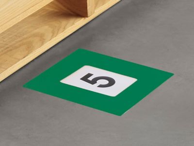 Mighty Line&reg; Deluxe Safety Windows - 3 x 5", Green S-26003G