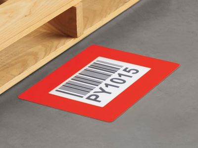 Mighty Line&reg; Deluxe Safety Windows - 5 1/2 x 8 1/2", Red S-26004R