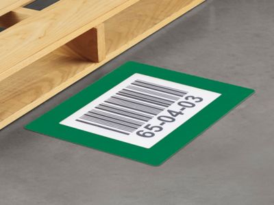 Mighty Line&reg; Deluxe Safety Windows - 8 1/2 x 11", Green S-26005G