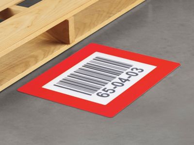 Mighty Line&reg; Deluxe Safety Windows - 8 1/2 x 11", Red S-26005R