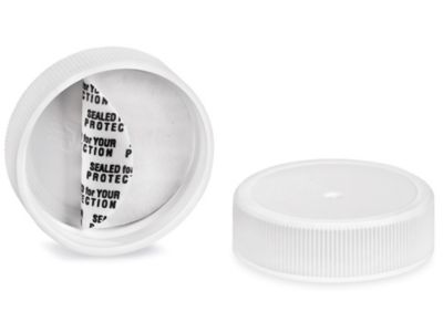 Pressure Sensitive Caps - 38/400, White S-26016W