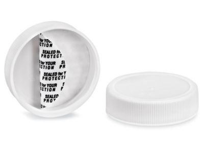 Pressure Sensitive Caps - 43/400, White S-26017W