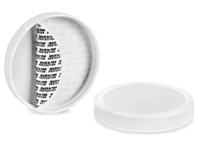Pressure Sensitive Caps - 70/400, White S-26021W