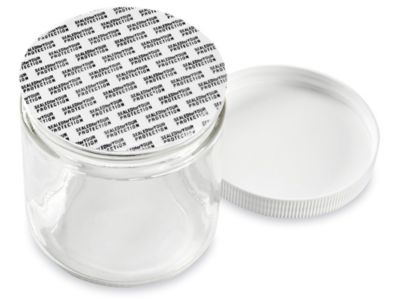 Pressure Sensitive Caps - 89/400, White S-26023W - ULINE
