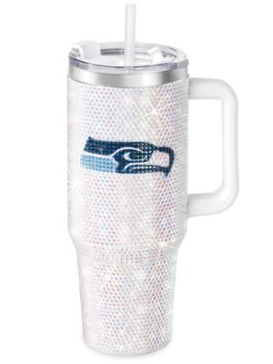 Seattle Seahawks discount Stripe Tumbler 28oz