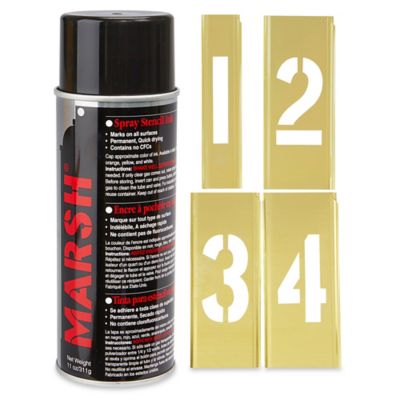 Brass Stencils - Numbers Only, 2" S-2605