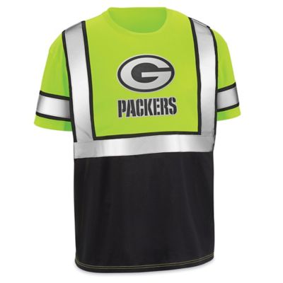 NFL Hi-Vis T-Shirt - Green Bay Packers, 2XL S-26078GRE2X